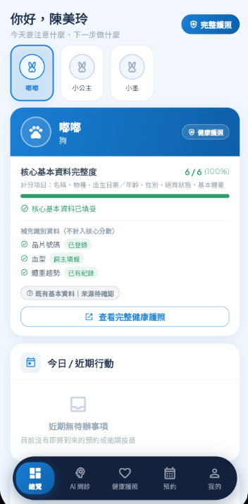 App 總覽畫面
